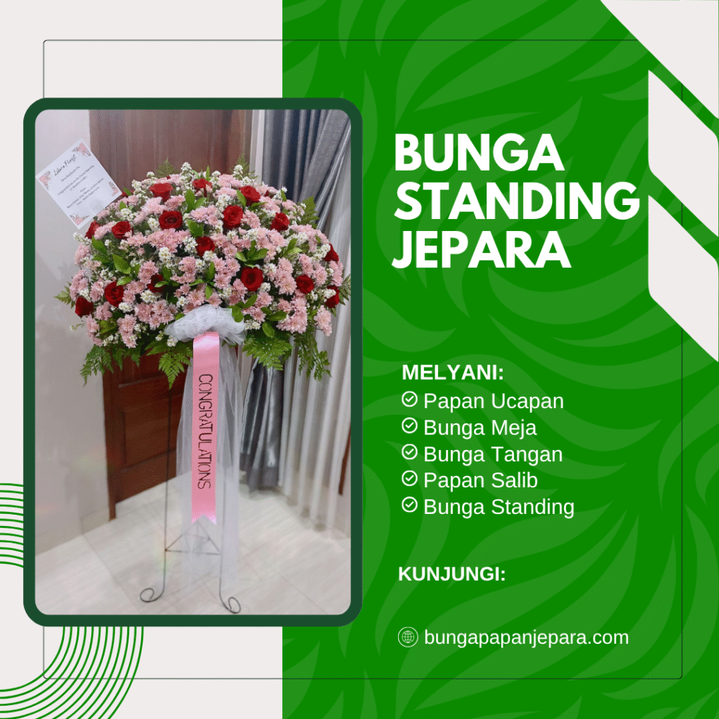 bunga standing jepara